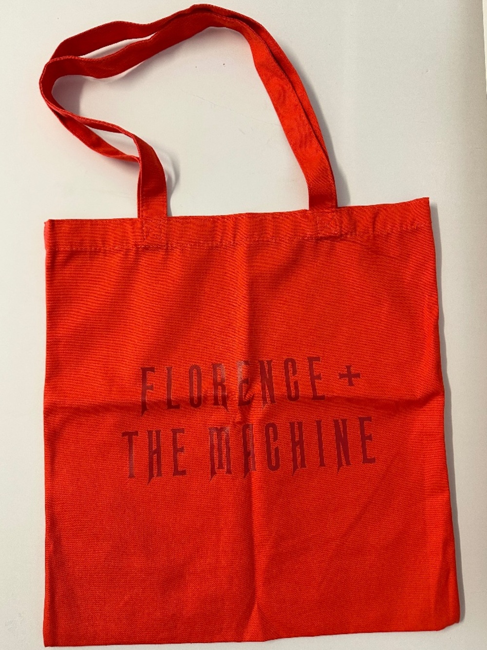 Florence & The Machine “Everybody Scream” sigil red merch tote bag